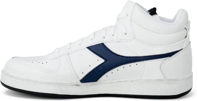 Retro Sneaker Magic Basket Demio Icona Hoge sneakers Leren Sneaker Heren Wit - Foto 3