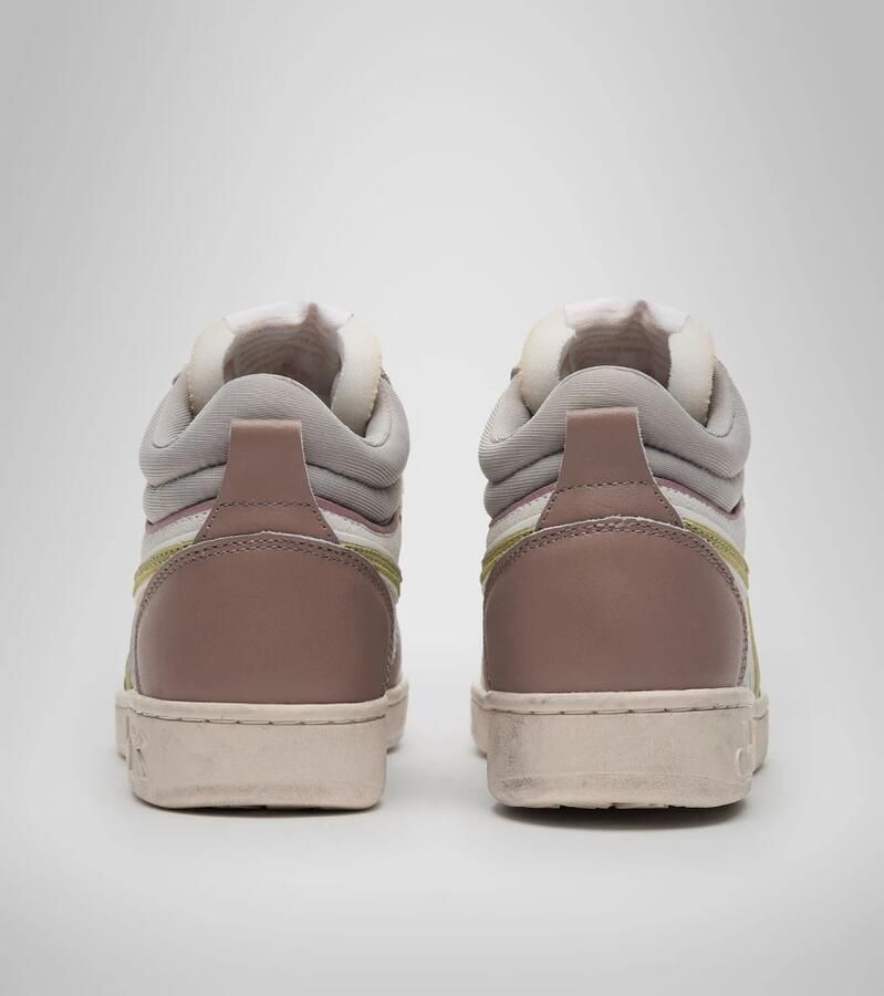 Diadora Magic Basket Demi Icona Hoge sneakers Leren Sneaker Dames Groen - Foto 3