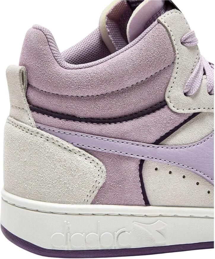 Diadora Women Magic Basket Demi Suede Blanc De Blanc Orchid Petal - Foto 2