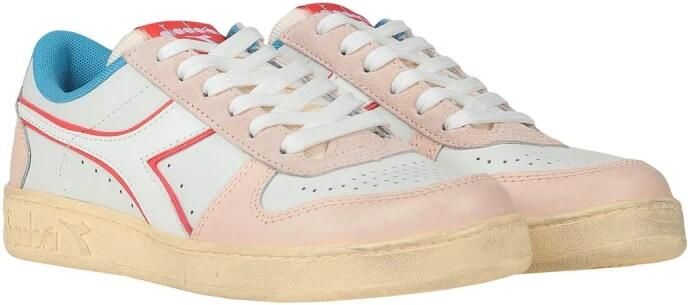 Diadora Magic Basket Low Icona Lage sneakers Leren Sneaker Wit