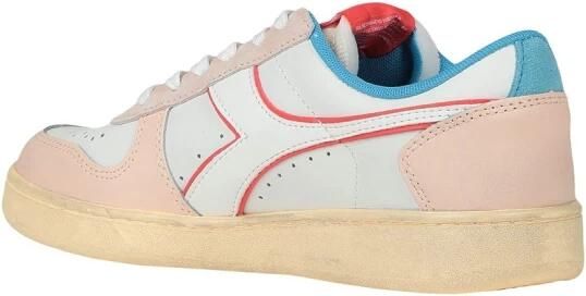 Diadora Magic Basket Low Icona Lage sneakers Leren Sneaker Wit - Foto 7