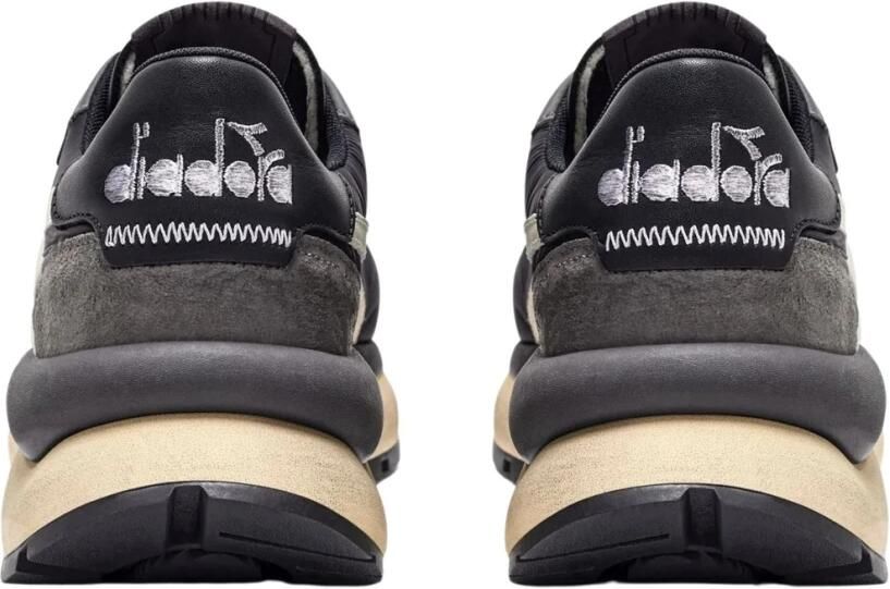 Diadora Lage Top Synthetisch Leren Sneakers Black Heren - Foto 3