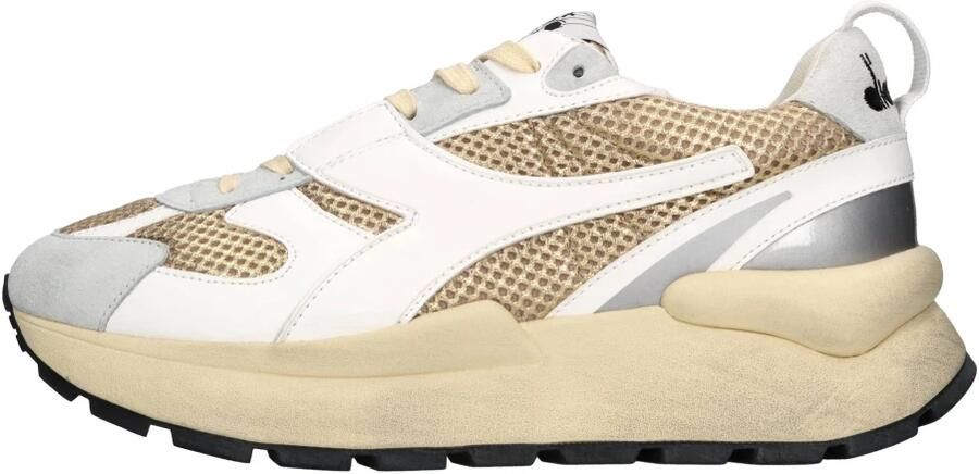 Diadora Gouden Witte Mercury Elite Sneakers Multicolor Dames