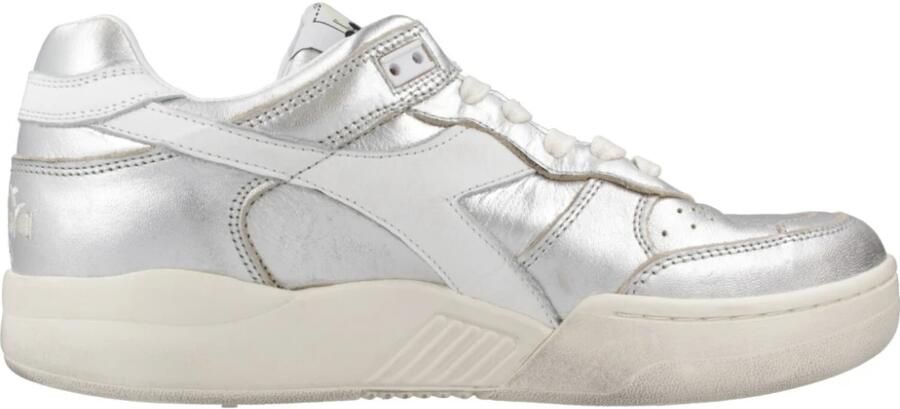 DIADORA HERITAGE Lage Sneakers Dames B.560 Metal Wn Leer Zilver