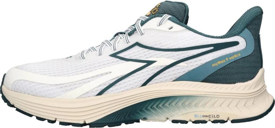 Diadora Trail Running Schoenen Wit Zilver Blauw