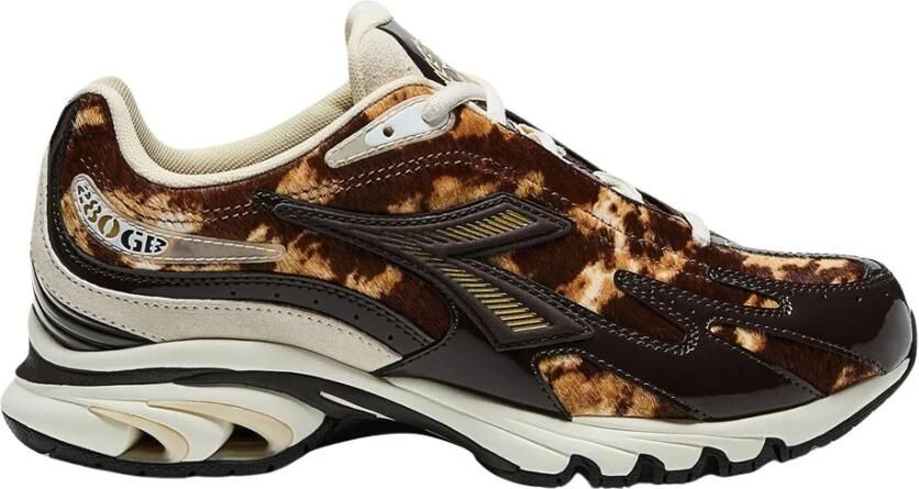 Diadora Heritage Mythos Propulsion black coffee multi bruin