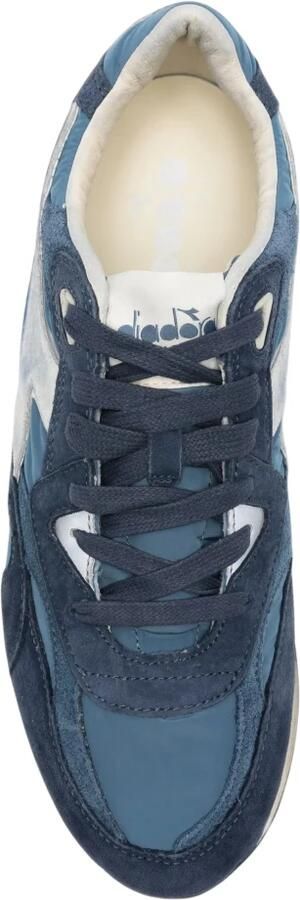 Diadora Heritage Equipe Revenge Nylon Used Blauw - Foto 4