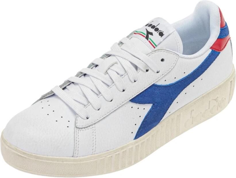Diadora Prem Game Step Lage Sneakers Wit