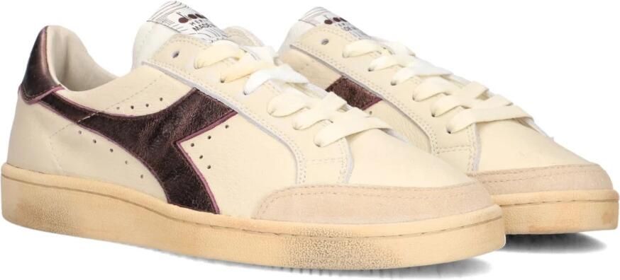 Diadora Heritage Prestige Sneakers Leer Dames Beige - Foto 3
