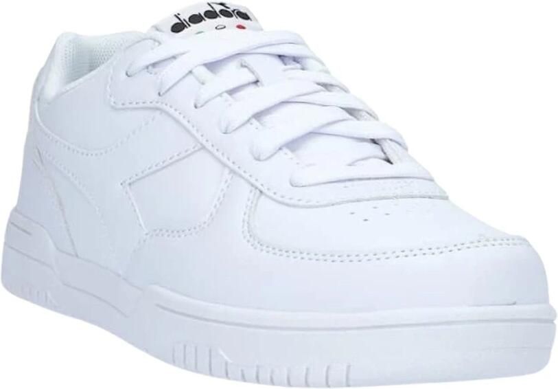 Diadora Witte Veterschoenen met Slip-on Detail White Dames - Foto 2