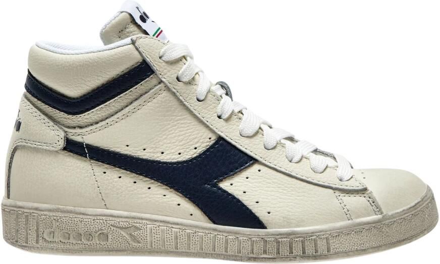 Retro Sneaker Game High Waxed Hoge sneakers Leren Sneaker Groen - Foto 18