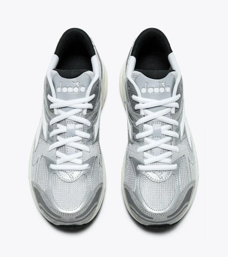 DIADORA Lage Sneakers Mesh Combi Runner Suède Grijs - Foto 5