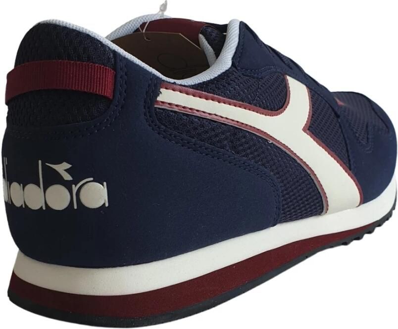 Diadora Bordeauxkleurige Sneakers met Veters Blue Heren - Foto 3