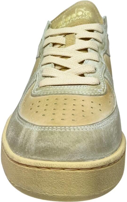 Diadora Heritage mis basket pigskin sneakers beige 25008 beige almond oil suede 38(5 ) - Foto 3