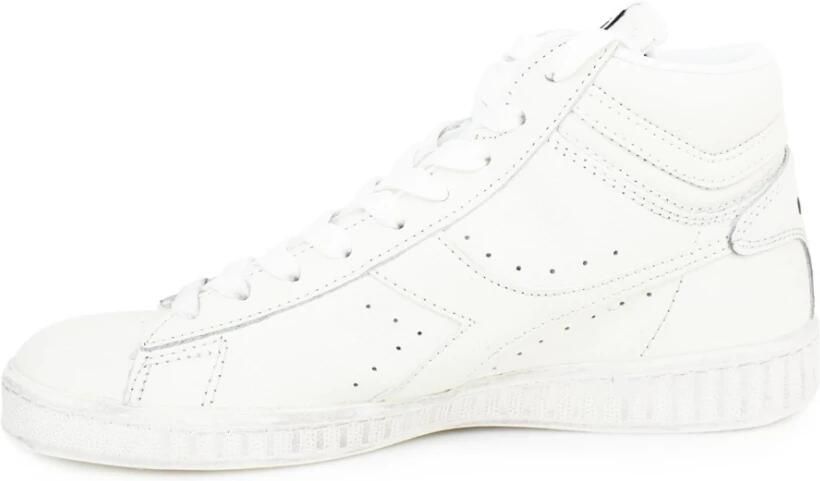 Diadora Game L High Waxed Sneakers Leren Sneaker Wit - Foto 3