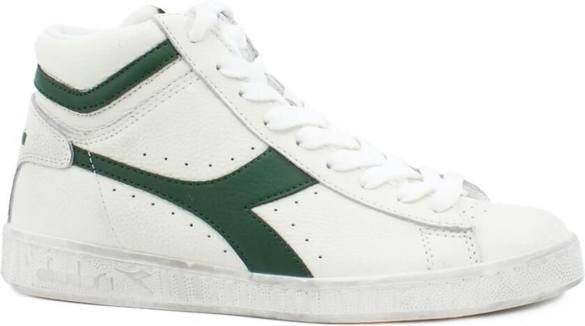 Diadora Game L High Waxed Hoge sneakers Leren Sneaker Wit - Foto 5