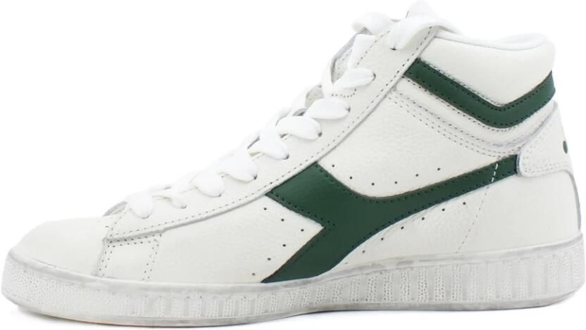 Diadora Game L High Waxed Hoge sneakers Leren Sneaker Wit - Foto 6
