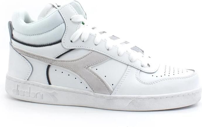Diadora Magic Basket Cut Icona Hoge sneakers Leren Sneaker Wit - Foto 7