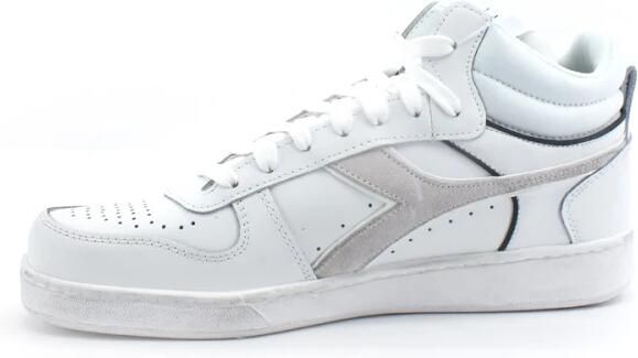 Diadora Magic Basket Cut Icona Hoge sneakers Leren Sneaker Wit - Foto 8