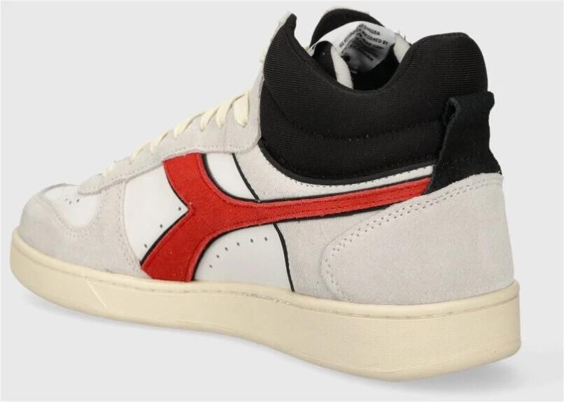 Diadora Stijlvolle Herensneakers met Groene Suède Accenten White Heren - Foto 8