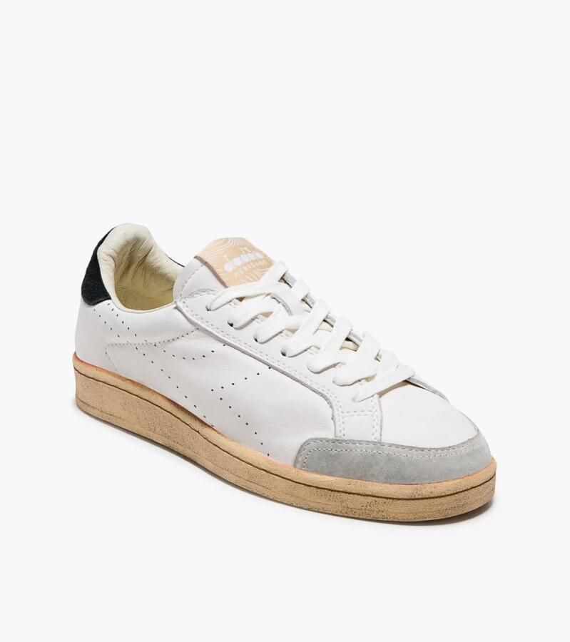 Diadora Sneakers 201.182812 PRESTIGE PLAIN USED-C0351 BIANCO NERO - Foto 2