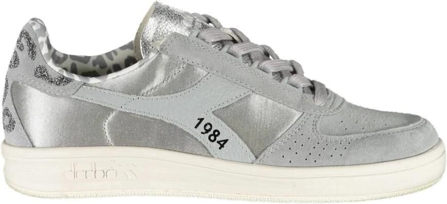 Diadora Sprankelende Grijze Vetersneakers met Swarovski Kristallen Gray Dames - Foto 3