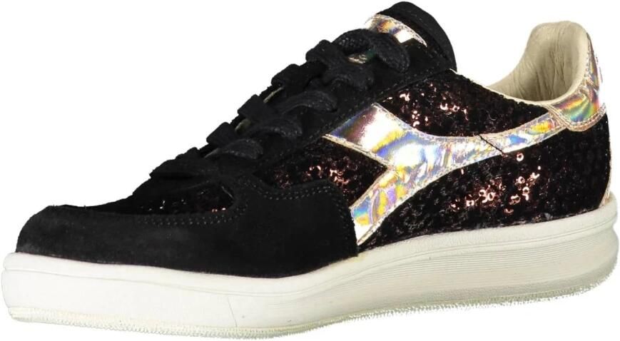 Diadora Chique Zwarte Contrast Sneakers Black Dames - Foto 2