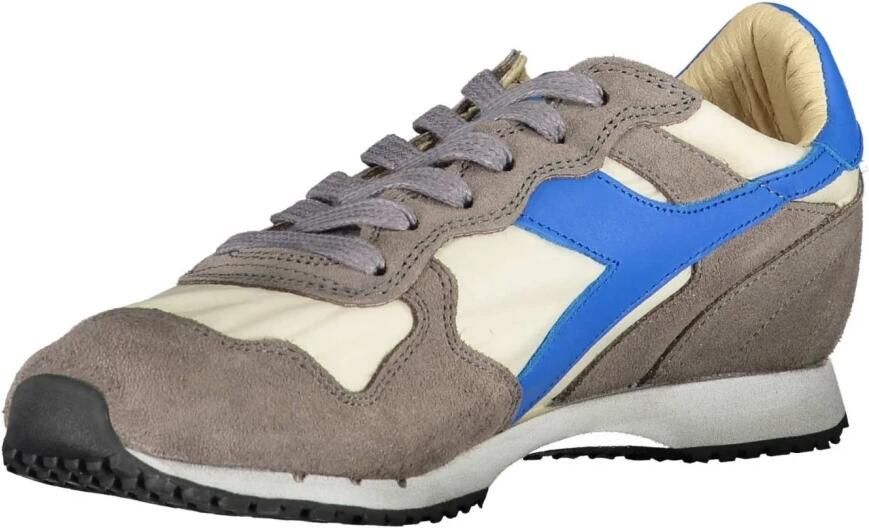 Diadora Sportieve Grijze Veterschoenen met Contrastdetails Gray Dames
