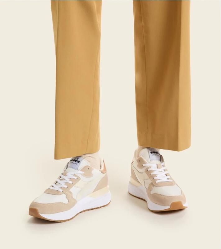 Diadora Venus Dirty sneaker van leer met suède details - Foto 6