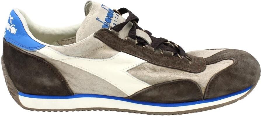 Diadora Stone Wash Suède Veters Rubberen Zool
