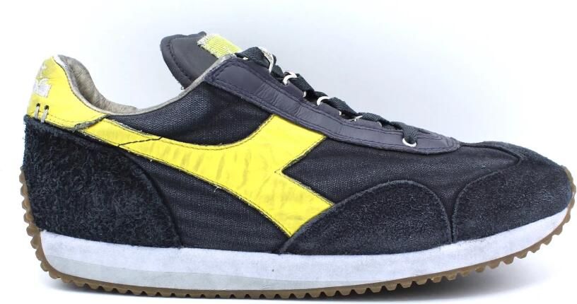 Diadora Stone Wash Suède Veters Rubberen Zool