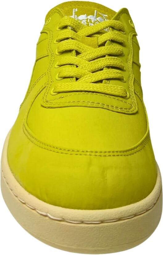 Diadora Basket Row Cut Softech Sneakers Geel Dames - Foto 2
