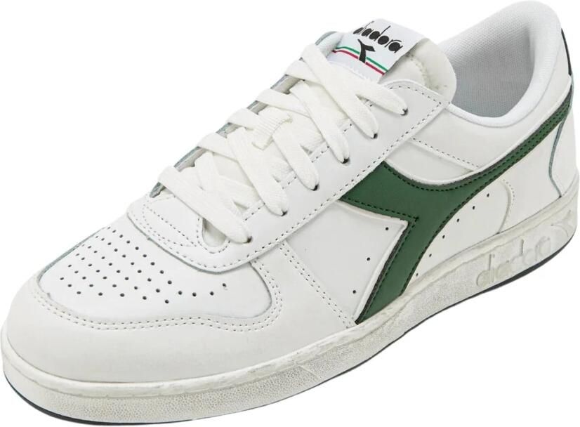 Diadora Magic Basket Low Icona Lage sneakers Leren Sneaker Heren Wit - Foto 4