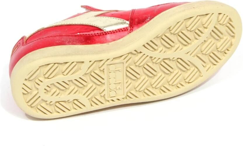 Diadora Mi Basket low metallic sneakers Rood Dames - Foto 3