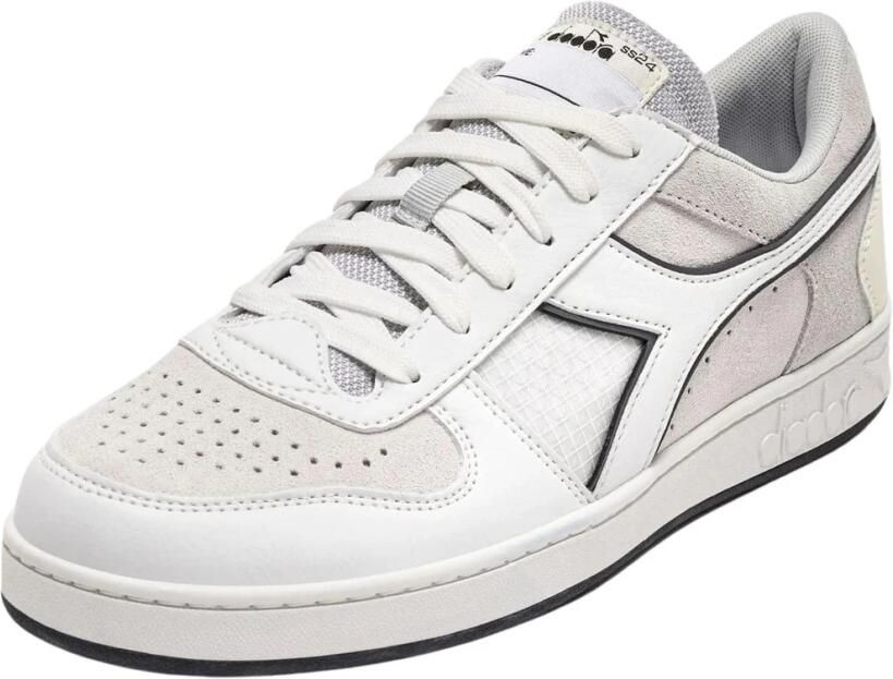 Diadora Polyurethaan en Leren Sneakers Heren Collectie Gray