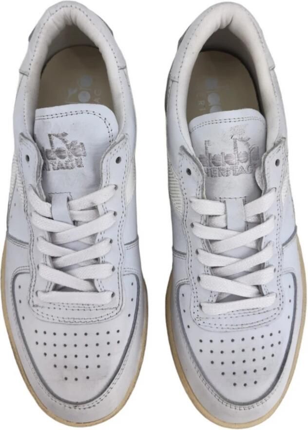 Diadora Witte Heritage Sneakers Wit Dames