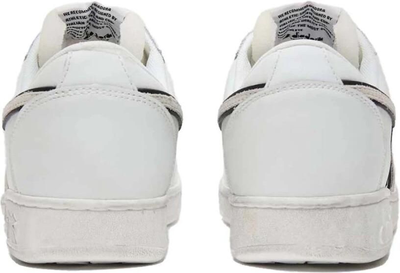 Diadora Magic Basket Low Icona Lage sneakers Leren Sneaker Wit - Foto 4
