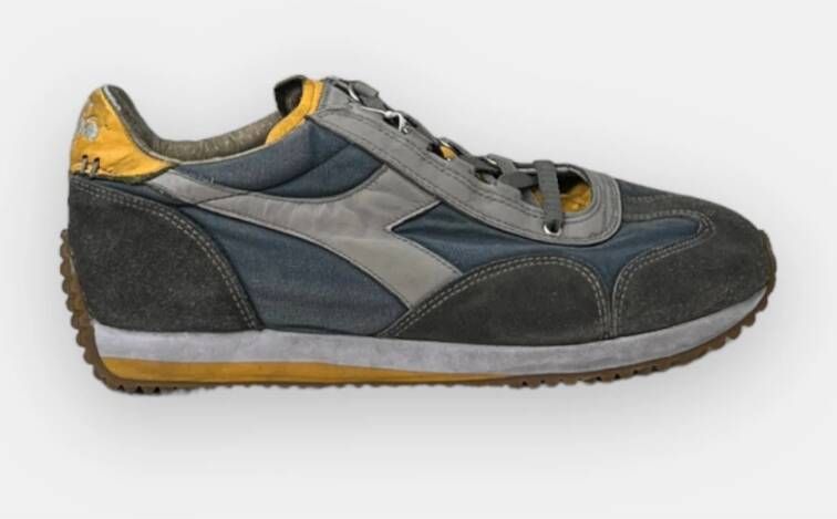 Diadora Dirty Stone Wash Sneakers Groen Heren