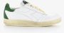 Diadora Heritage B. Elite H Cork Italia veter lederen sneakers groene hiel wit - Thumbnail 2