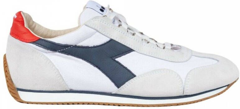 Diadora Equipe H Canvas Stone Wash Wit Heren