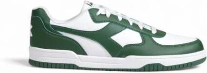 Diadora Faux Leather Sneaker Herencollectie Green Heren