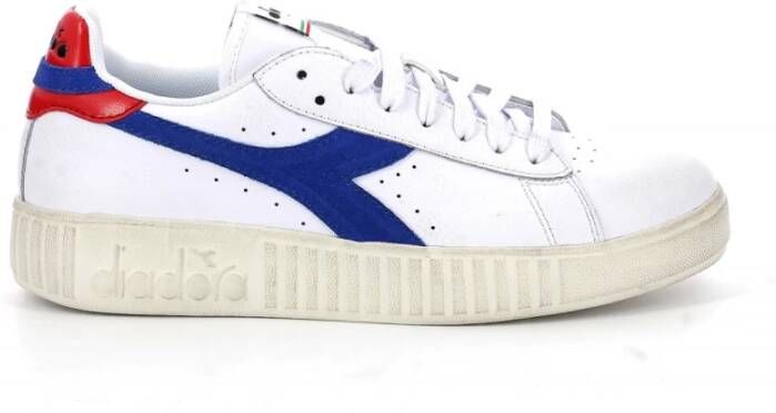 Diadora Prem Game Step Lage Sneakers Wit