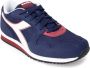 Diadora Bordeauxkleurige Sneakers met Veters Blue Heren - Thumbnail 1