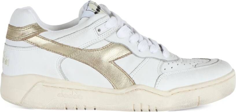 DIADORA HERITAGE Lage Sneakers Dames B.560 Laminated Wn Maat: 41 Materiaal: Leer Kleur: Wit