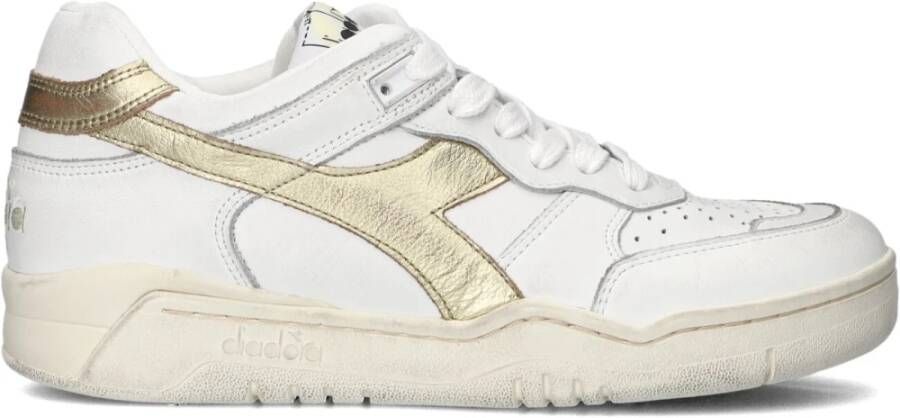 DIADORA HERITAGE Lage Sneakers Dames B.560 Laminated Wn Maat: 38 Materiaal: Leer Kleur: Wit