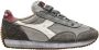 Diadora Geslachtsneutrale Heritage Sneakers Equipe H Dirty Stone Wash Evo Grijs Heren - Thumbnail 1