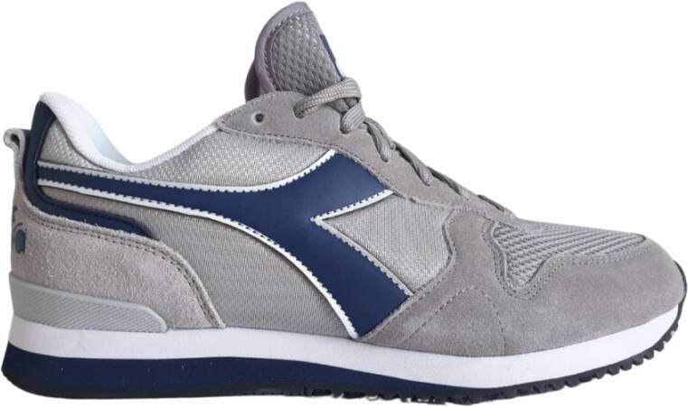 Diadora Grijze Canvas Sneakers