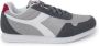Diadora Grijze Sportieve Veterschoenen Rubberen Zool Gray Heren - Thumbnail 2