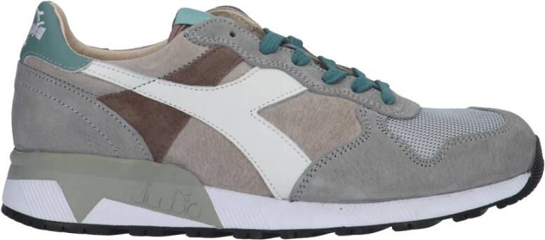 Diadora Grijze Suede Sneaker Heren Grijs Heren