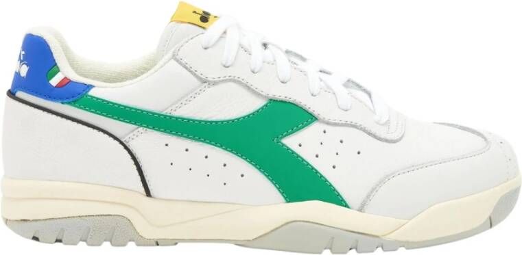Diadora Groene leren sneakers Maverick H.o.c